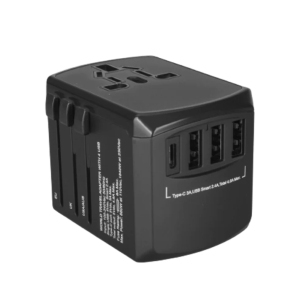Raw Techlabs - Travel Adaptor Black