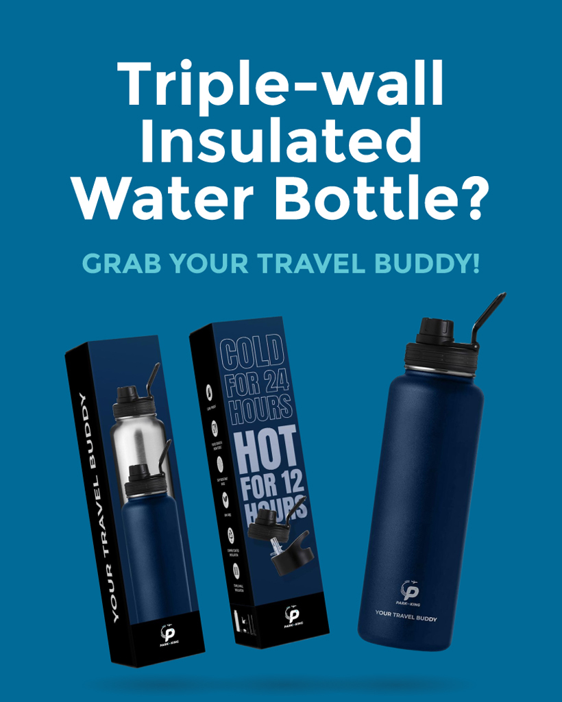 insulated travel bottle banner